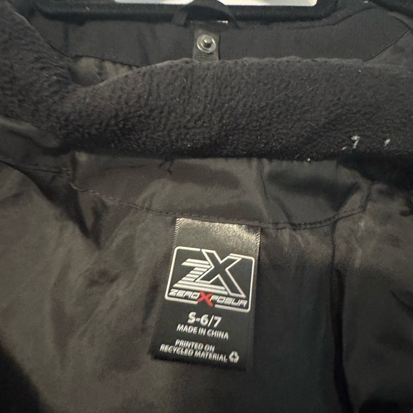 ZeroXposur 3-in-1 Boys Winter Jacket - Size Small (6/7) Black Grey Neon LIKE NEW - Picture 11 of 15